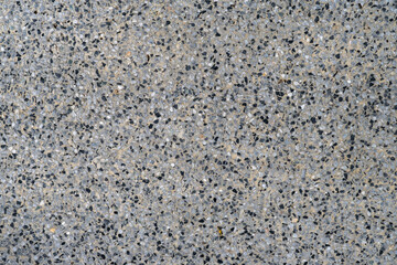 terrazzo floor texture mixed black white gray colour stone.