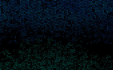 Dark Blue, Green vector layout with circle shapes.