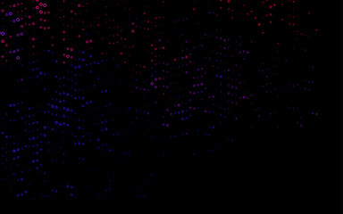 Dark Blue, Red vector backdrop with dots.