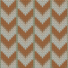 Fashionable downward arrow lines knitted texture 