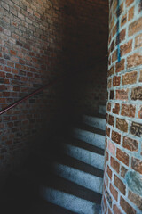 Obraz premium old historic stairs in lighthouse