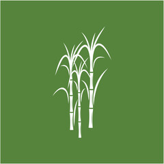 Sugar cane Logo Template vector symbol