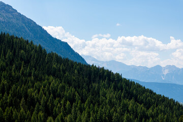 Obraz premium view of the mountains