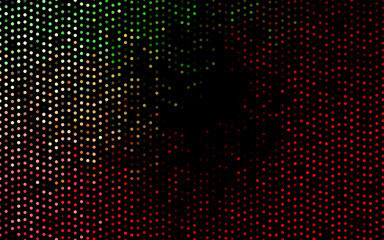Dark Green, Red vector pattern with spheres.