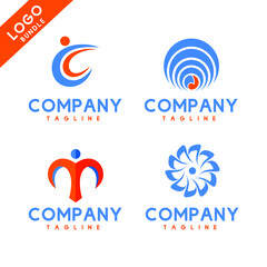 Logo bundle, suitable for companies engaged in motivators, leadership and other companies