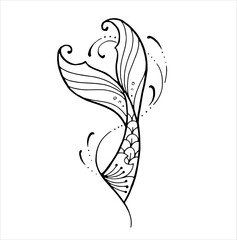 Meremaid Tail Tattoo