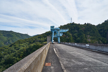 福島県　田子倉ダム天端
