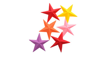 Paper stars decoration