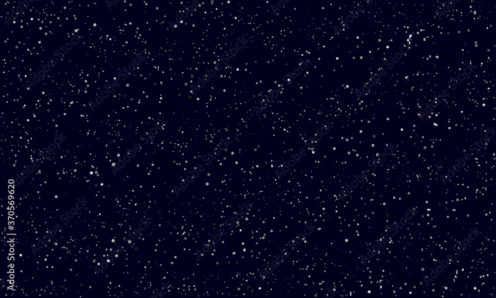 Poster abstract dark background with dots. snow effect or universe stars illustration.