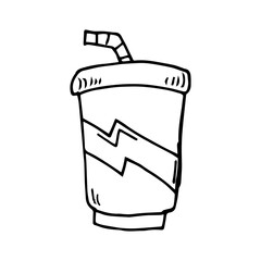 Soda Drink Hand Drawn Icon