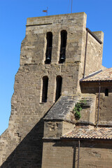 Fototapeta na wymiar Collegiate Church of Bolea (Huesca, Spain)