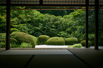 京都の夏の寺院
