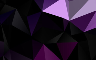 Fototapeta premium Light Purple vector abstract mosaic backdrop.