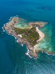 Santo Aleixo island located in the state of Pernambuco, Brazil, / near the coast of Porto de Galinhas