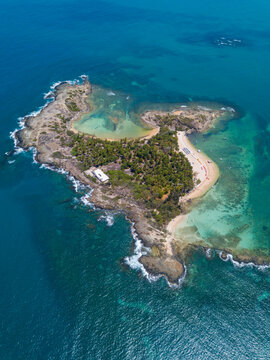 Santo Aleixo island located in the state of Pernambuco, Brazil, / near the coast of Porto de Galinhas © LuizAntonio