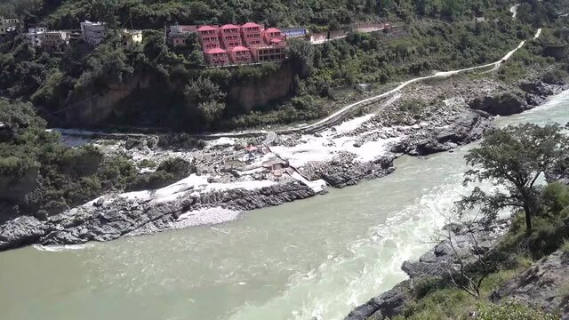 Devprayag Or Is A Town And A Nagar Panchayat In Tehri Garhwal District Of Uttrakhand 