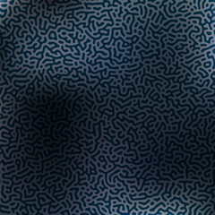 Generative algorithm psychedelic background. Reaction-diffusion or turing pattern formation.