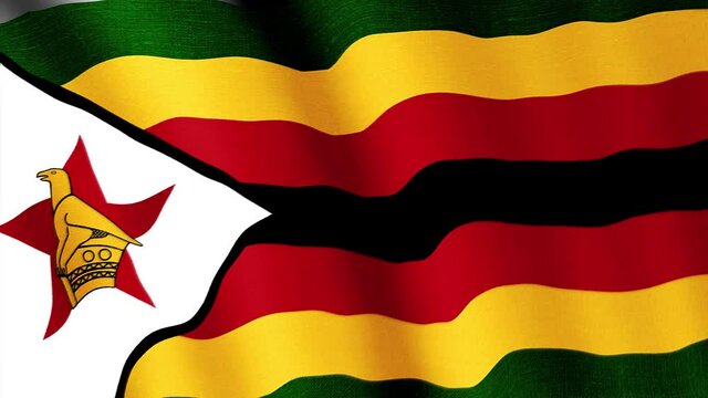 Zimbabwe. State flag of the country