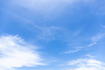 Blue sky with cloud with beautiful white clouds.