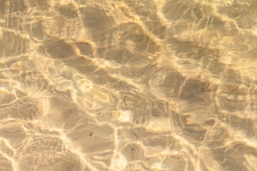 Sandy bottom under a layer of water texture background
