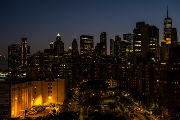 New York at night
