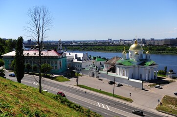 Obraz premium View of Nizhny Novgorod city, Russia
