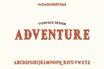 vintage font, classic lettering, typeface vector design, gray style background