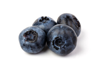 Blueberry isolated. Blueberry on white background. Bilberry. Clipping path.