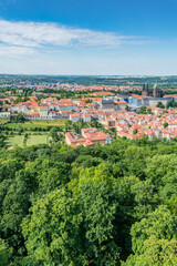 Fototapeta na wymiar Skyline of Prague, capital of the Czech Republic.