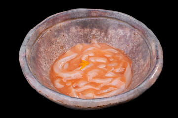 Japanese squid pickled with salt.