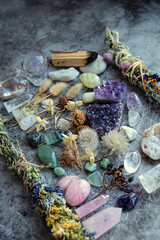 gemstones minerals for relaxation, meditation, Witchcraft Ritual, Relaxing Chakra. energy healing...