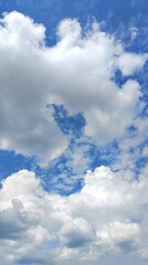 blue sky with clouds