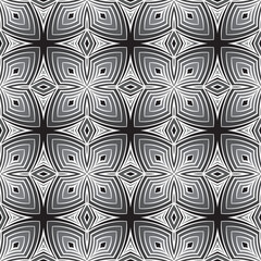 Seamless monochrome vector pattern.