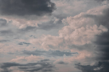 Fototapeta na wymiar colorful dramatic sky with clouds