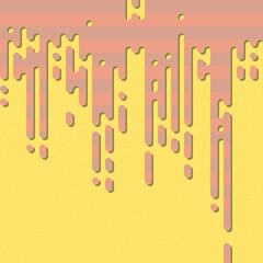 Abstract Rounded Color Lines halftone transition background illustration
