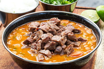 frijoles con carne