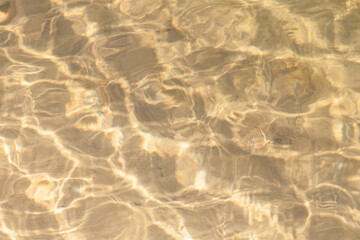 Sandy bottom under a layer of water texture background