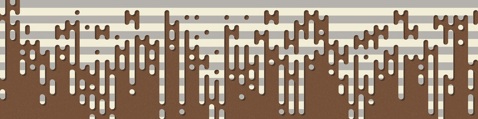 Abstract Rounded Color Lines halftone transition background illustration