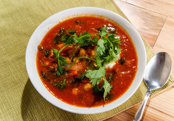 Chickpea Lamb Shawarma Soup