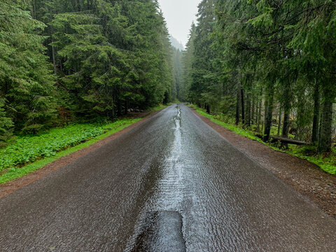 The Road To Morskie Oko In The Tatra National Park