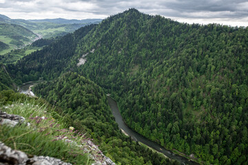 Dunajec river valley from Sokolica