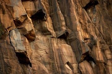 Rocks at Hell's Gate Park in Kenya