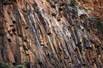 Rocks at Hell's Gate Park in Kenya