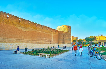 The medieval Karim Khan fortress of Shiraz, Iran