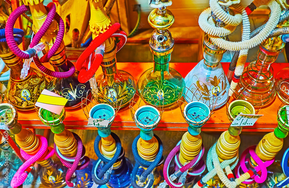 Canvas Prints The shishas in Shiraz market, Iran