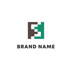 Obraz premium pixel logo