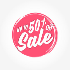 Sale 50% Off Label