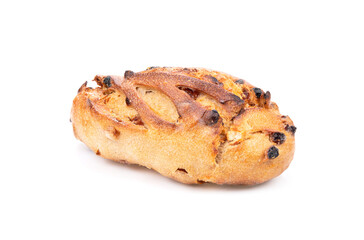 Freshly bread isolated on white background.