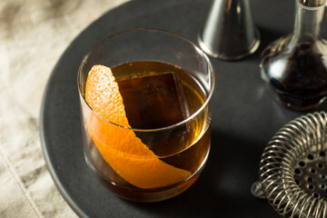 Boozy Coffee Old Fashioned Cocktail