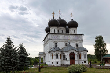 Fototapeta na wymiar Vyatka (Kirov). Dormition of the most Holy Theotokos Tryphonov monastery. Cathedral of the assumption of the blessed virgin Mary
